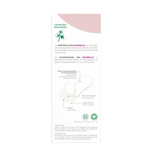 Protège-slips Classique Coton BIO, , medium